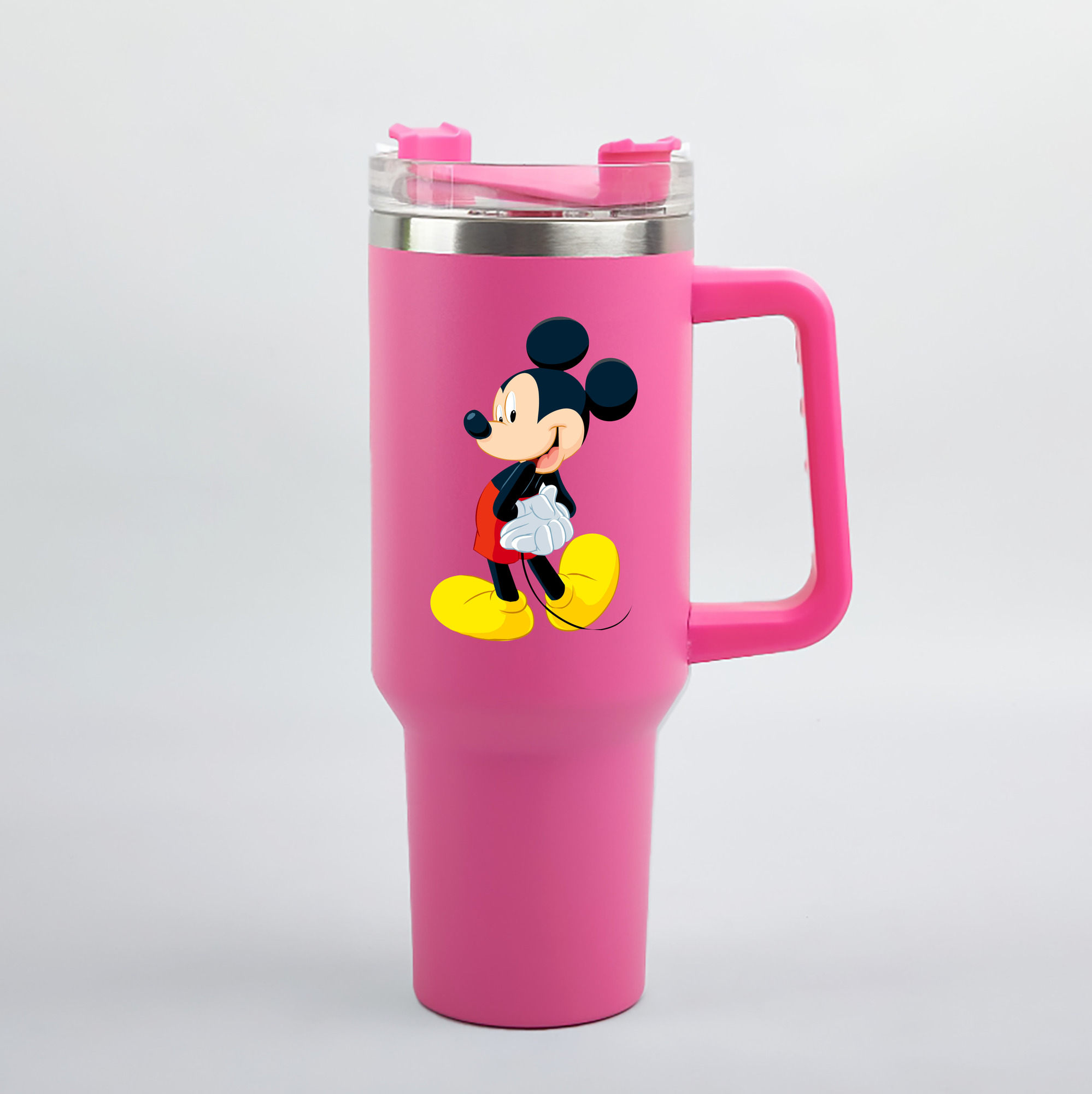 （画像用） ミッキーマウス Mickey Mouse 1200mL車用タンブラー（カラープリント）